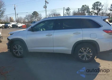 2015 Toyota Highlander Xle V6 из США, поврежденный, VIN 5TDKKRFHXFS111231